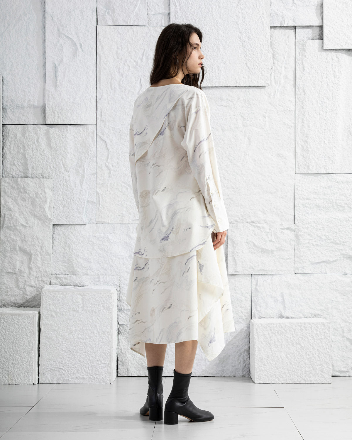 AOP Boat Neck Shirt
