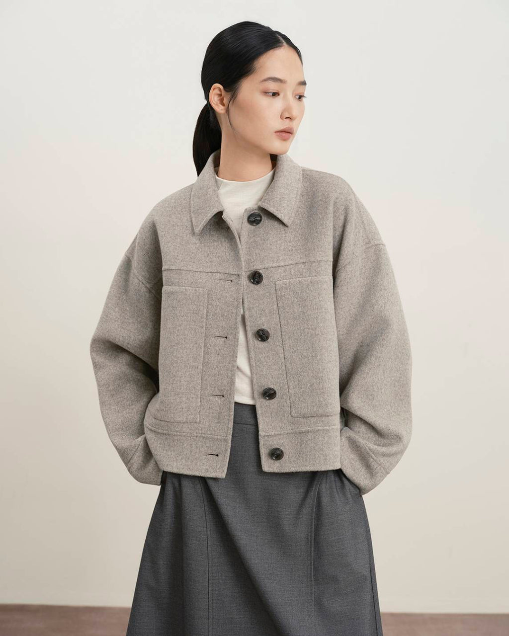 Doubleface Short Jacket