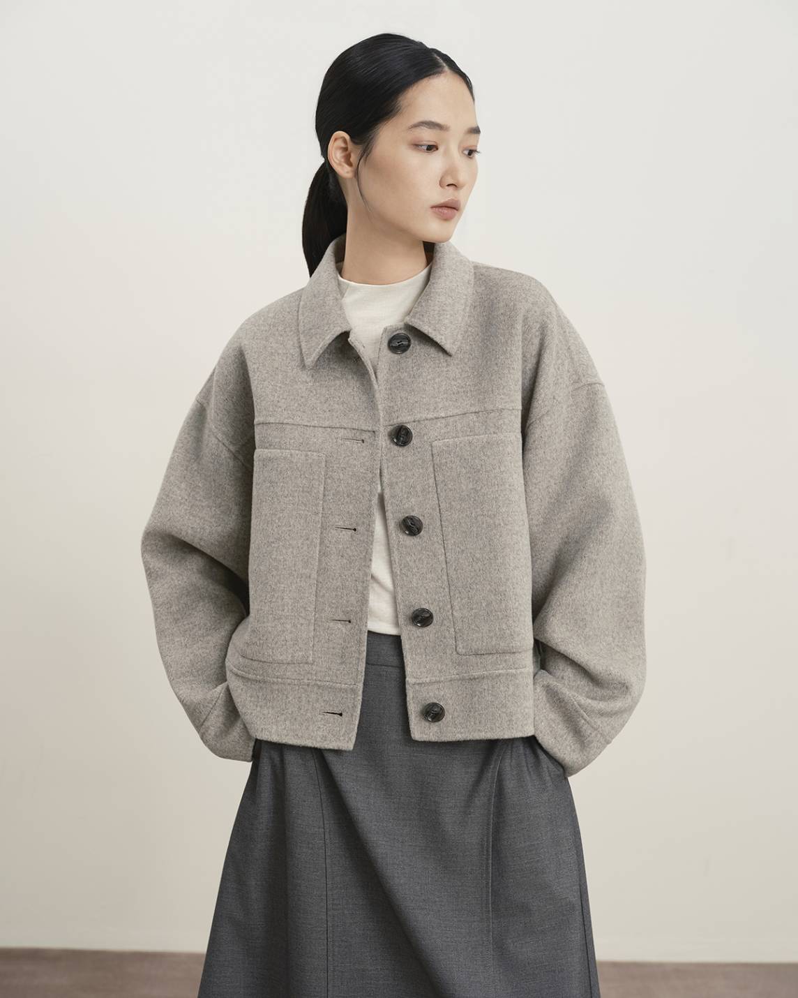 Doubleface Short Jacket