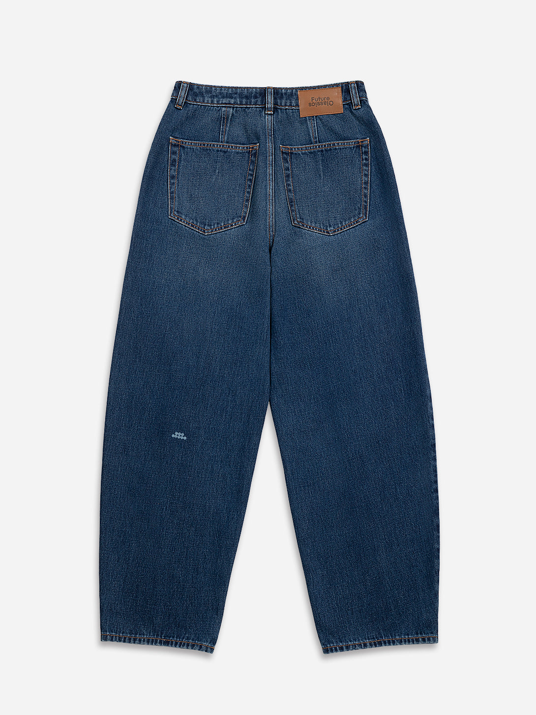 Structured Barrel Jeans