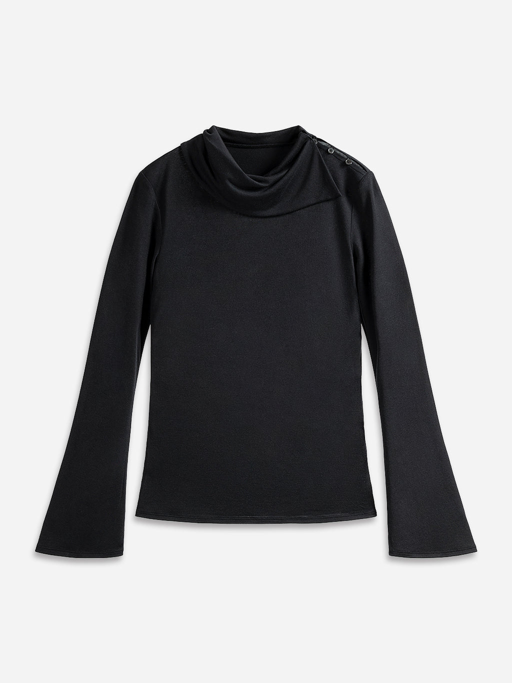 Button-up Collar Top