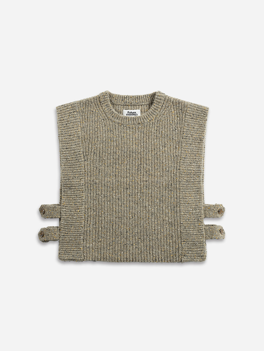 Cropped Boxy Sweater Vest