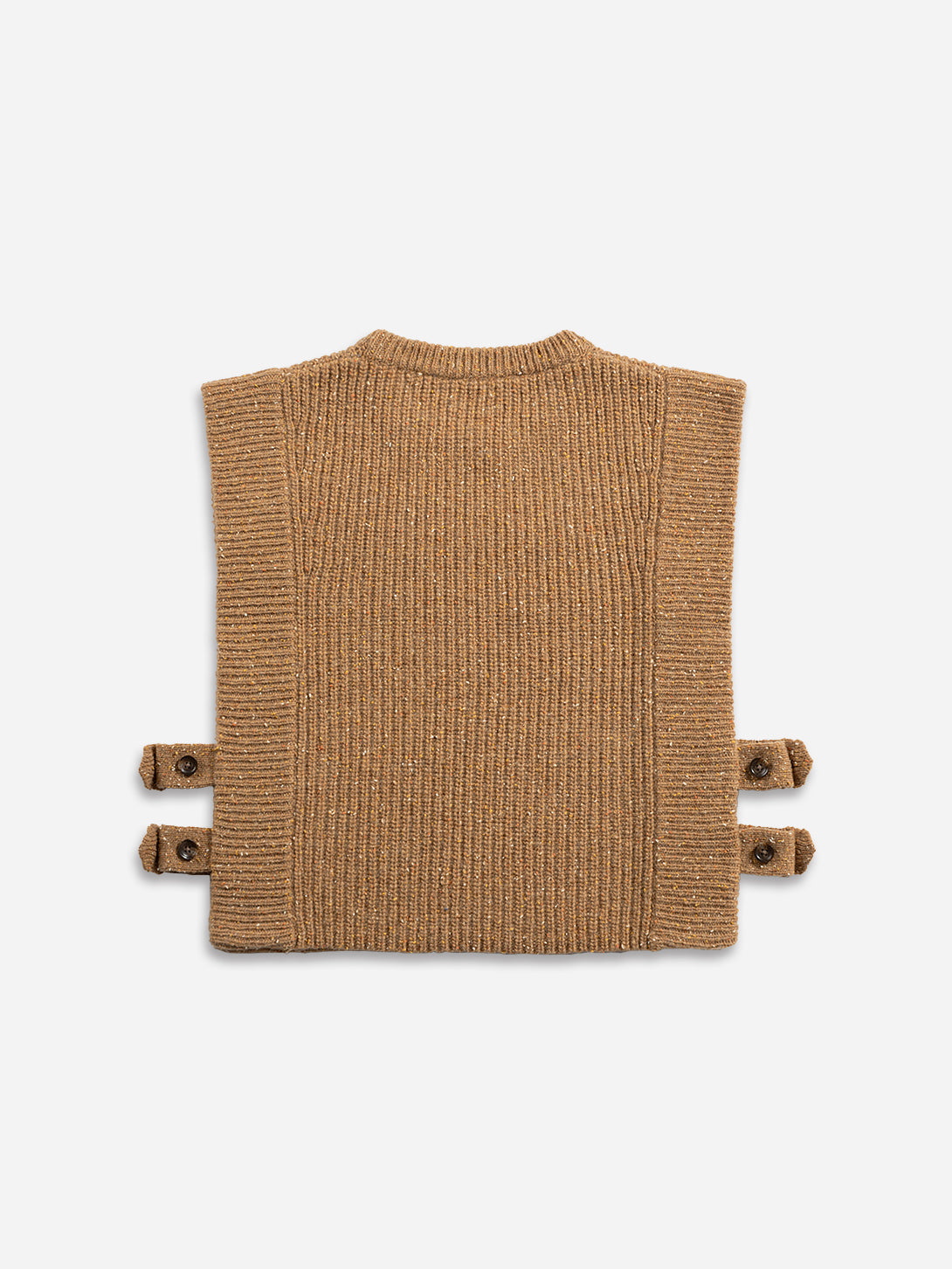 Cropped Boxy Sweater Vest