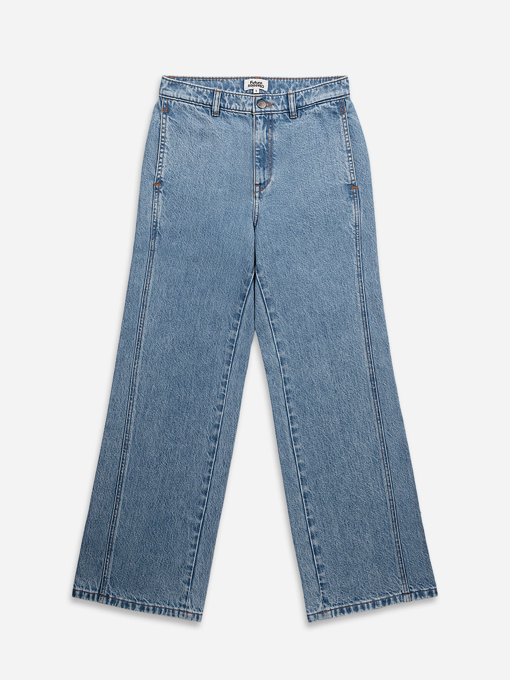 Twisted Panel Jeans