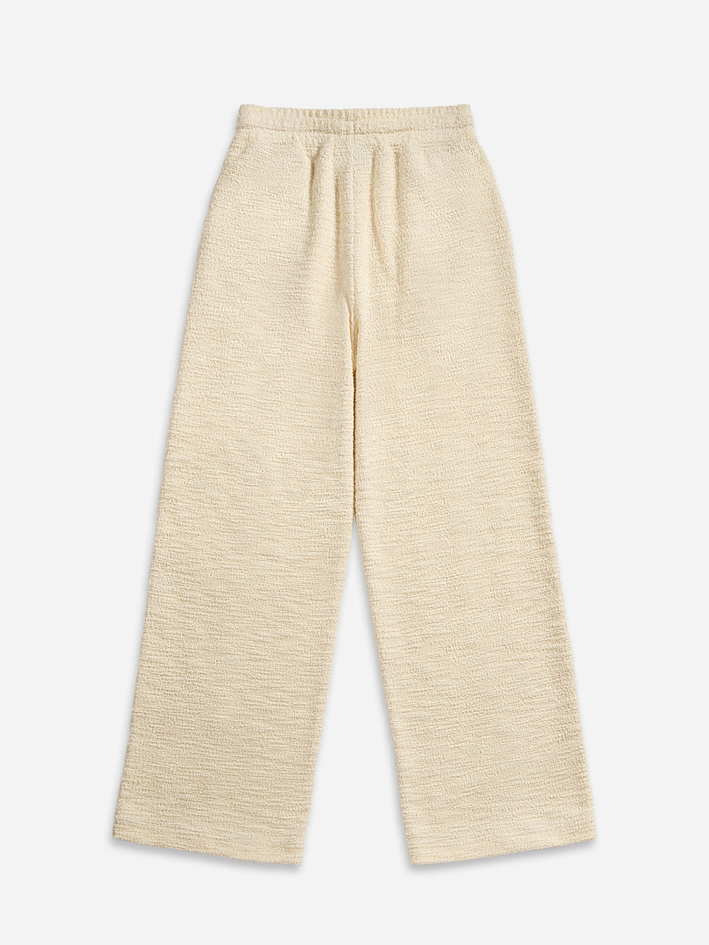 Textured Pintuck Sweatpants