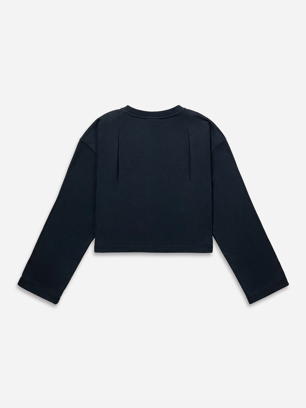 Pleated Shoulder Sweatshirt