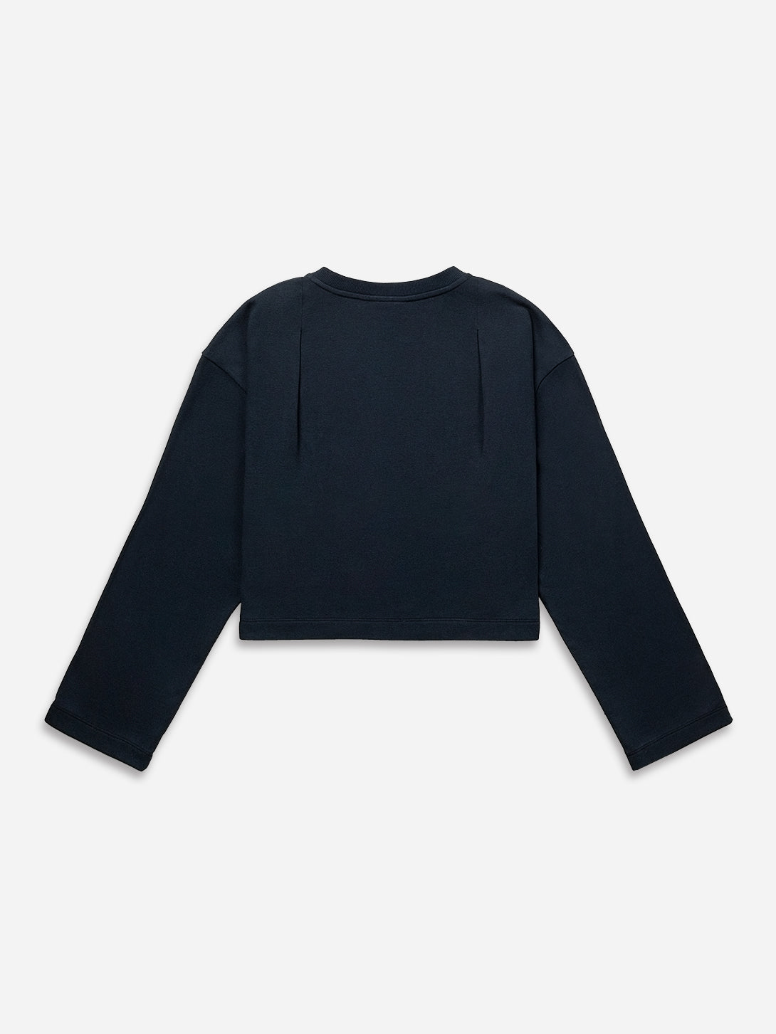 Pleated Shoulder Sweatshirt
