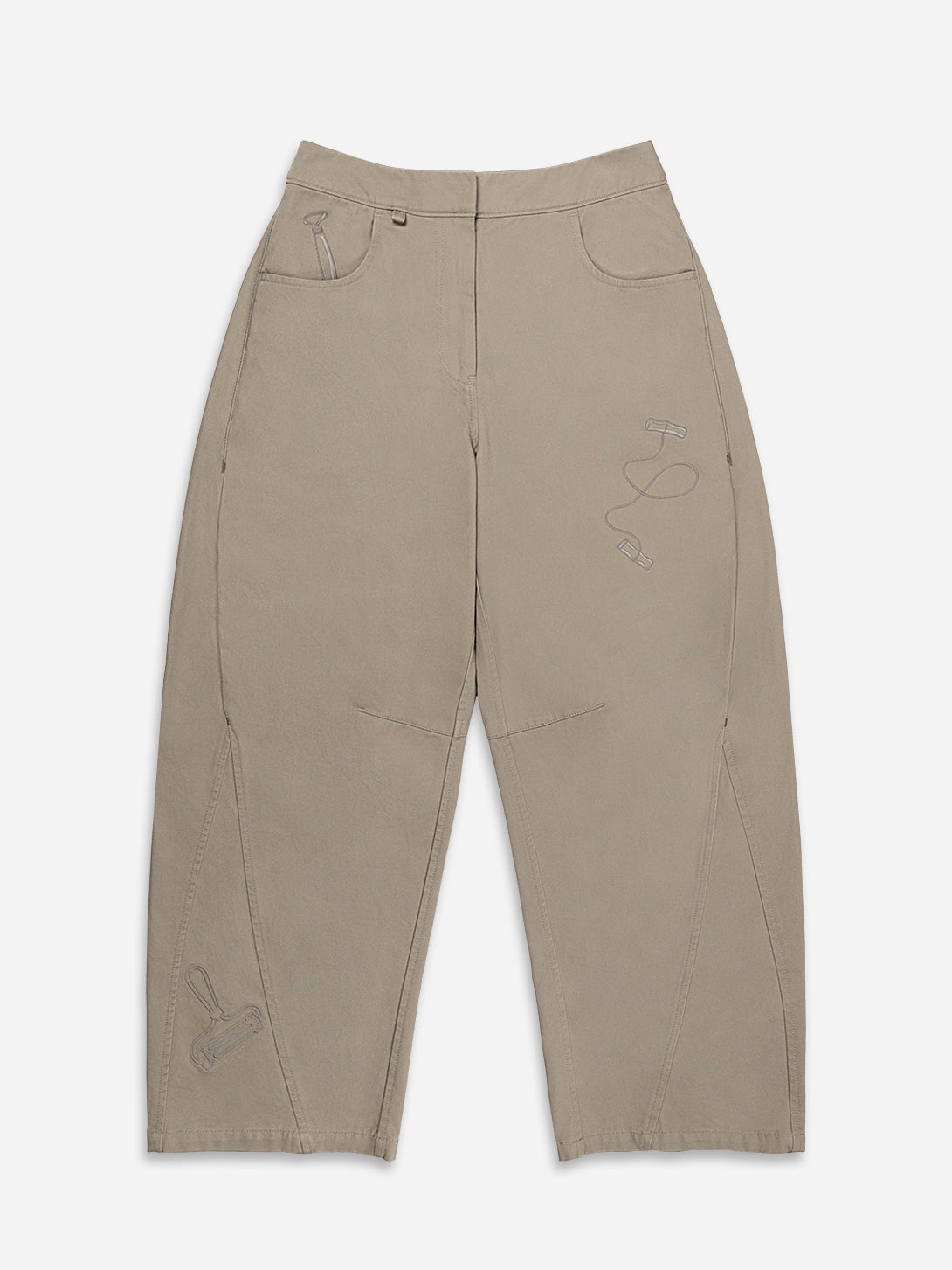 Oeuvres Embroidery Pants