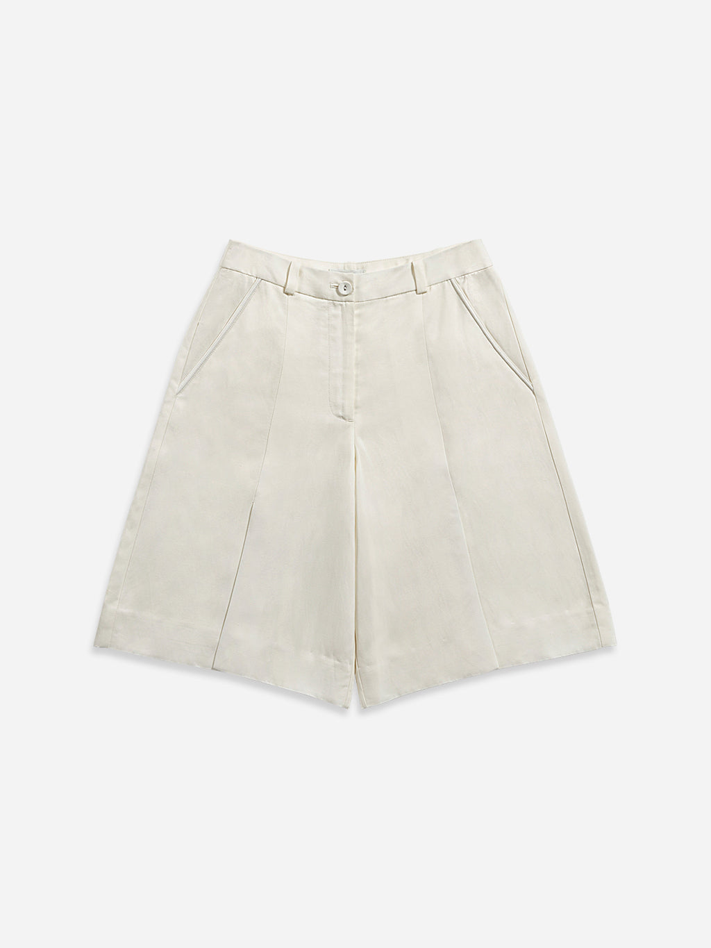 Front Slits Tailored Shorts