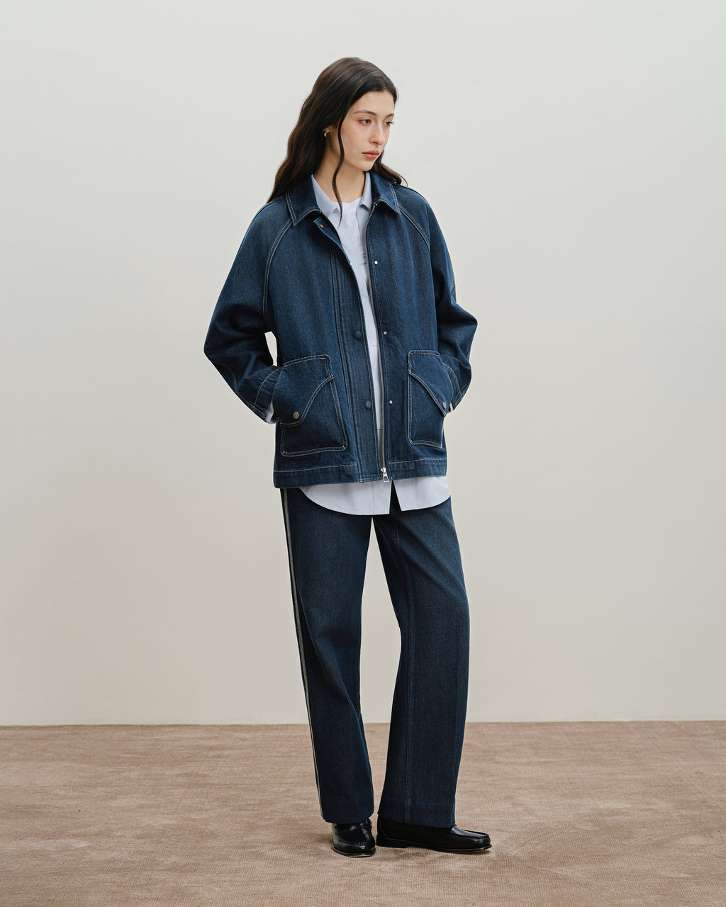 Back Vent Denim Jacket