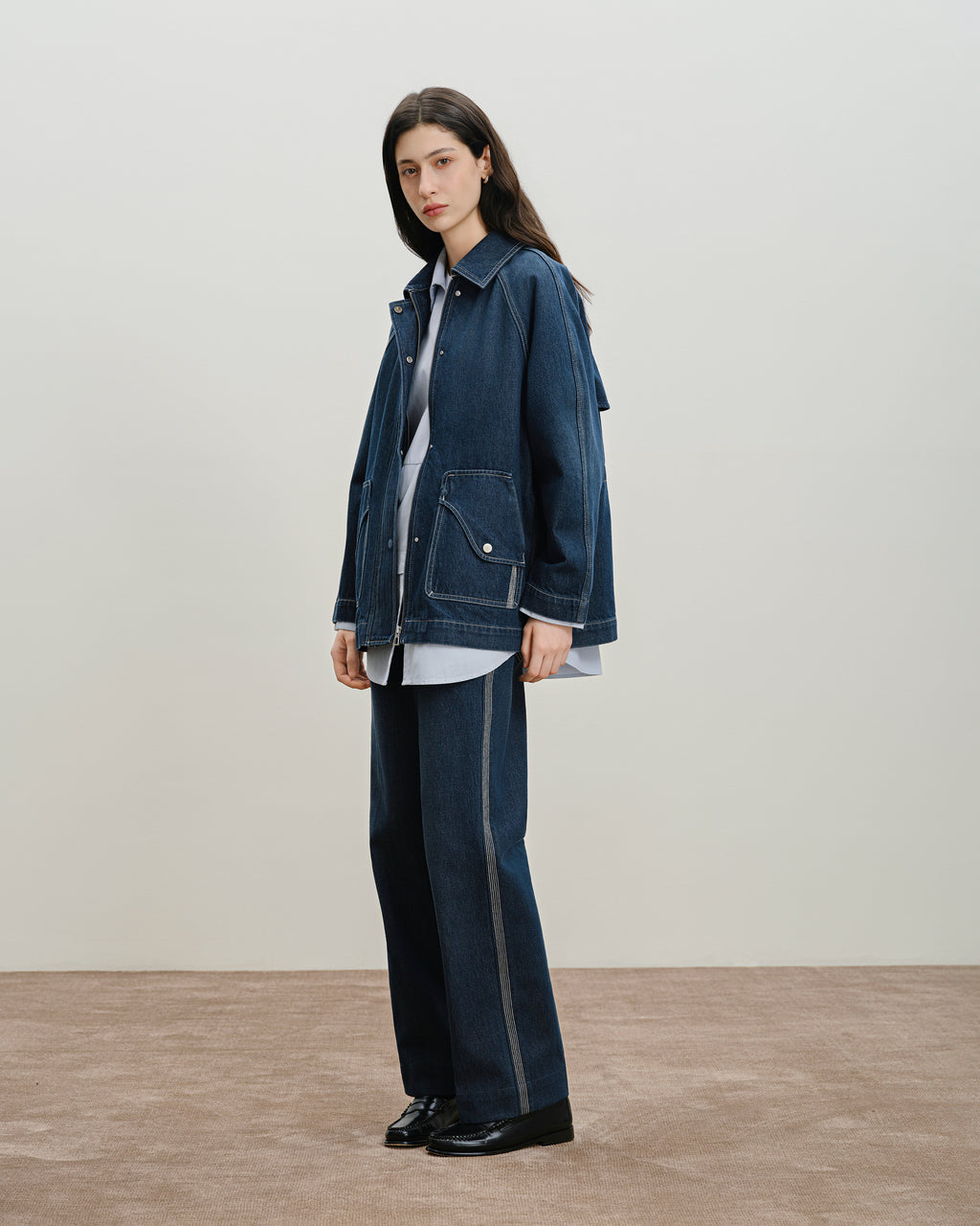 Back Vent Denim Jacket