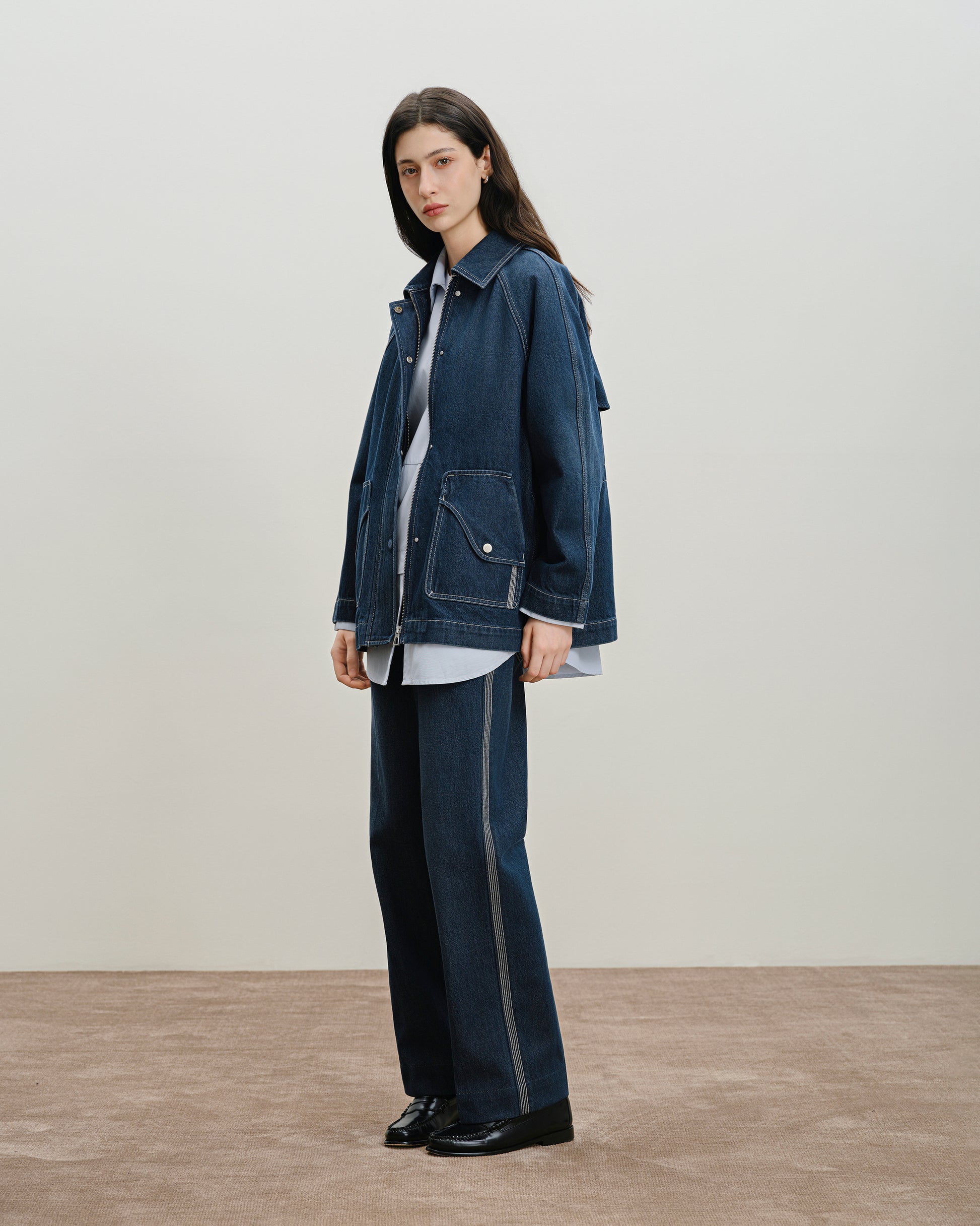 Back Vent Denim Jacket