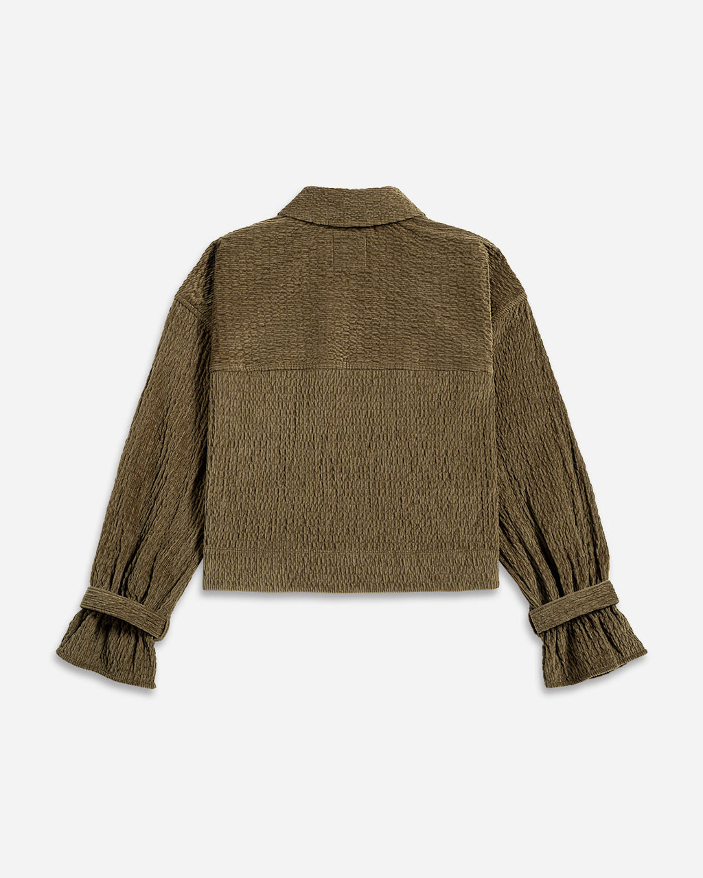 Corduroy Cropped Shirt Jacket