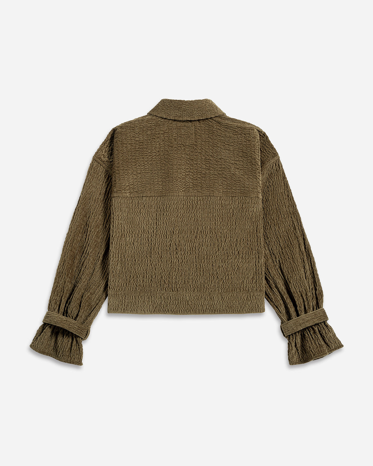 Corduroy Cropped Shirt Jacket