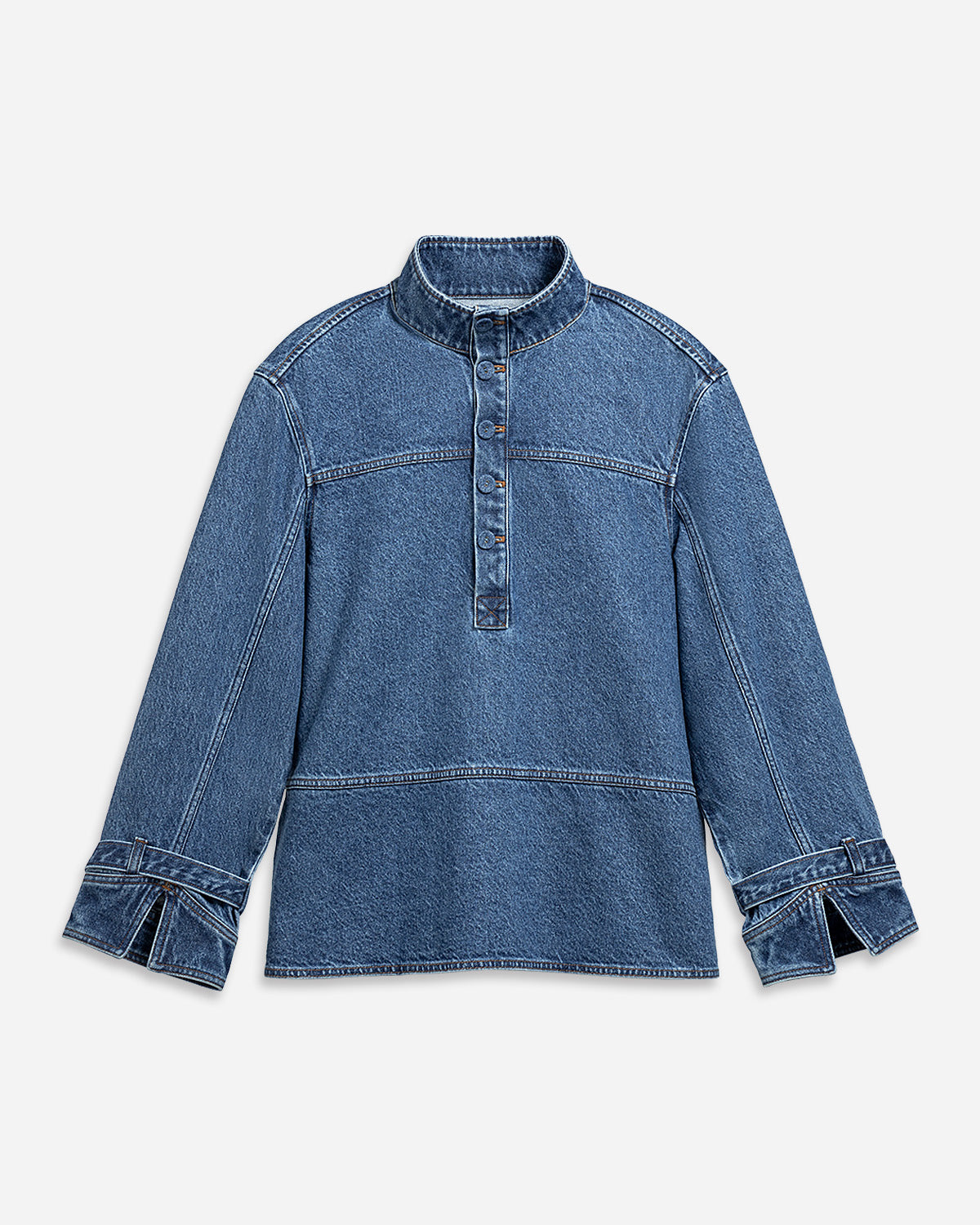 Denim Button-up Tunic