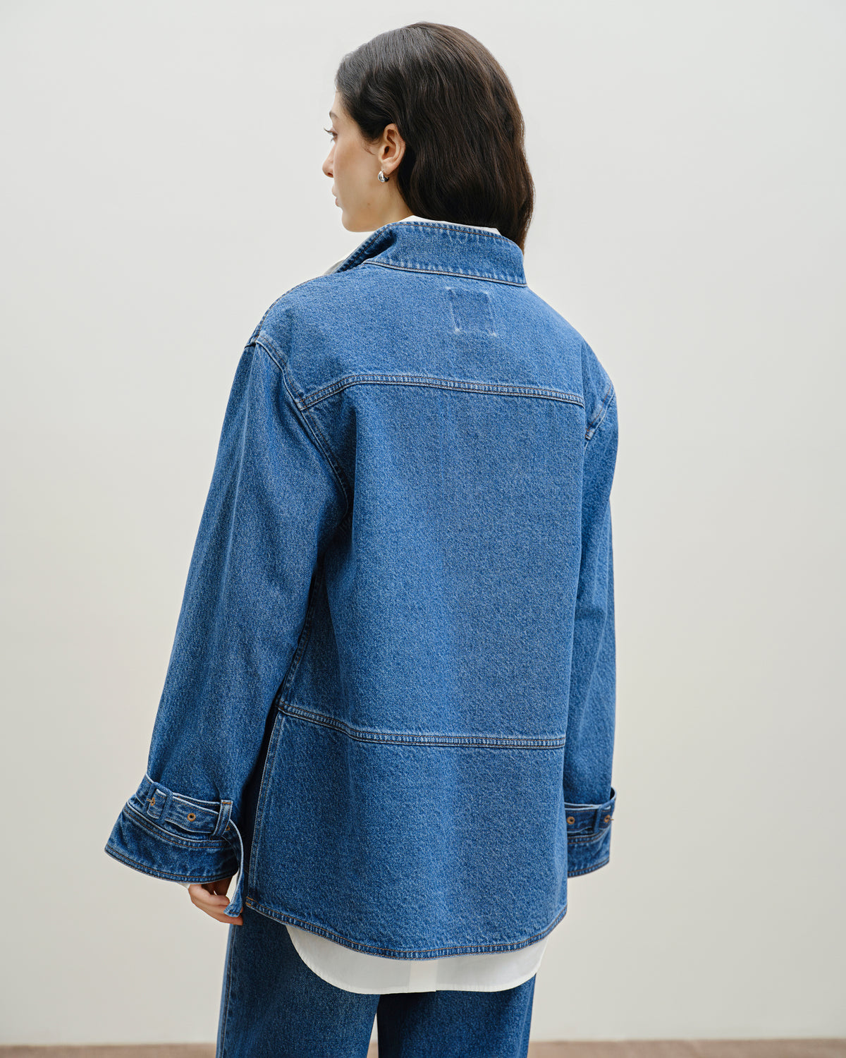 Denim Button-up Tunic