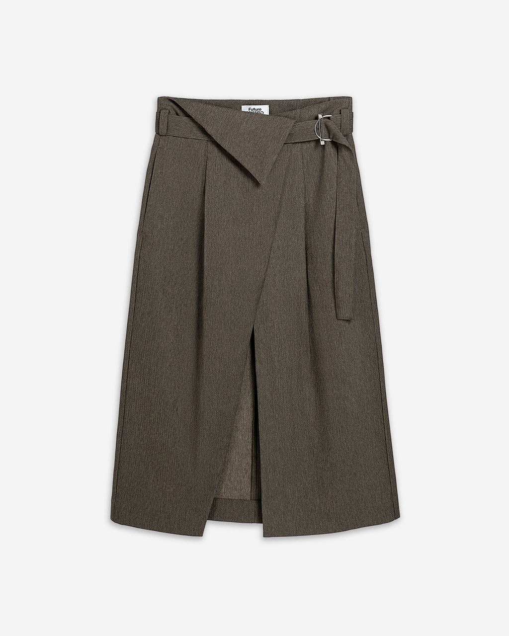 Diagonal Slit Skirt