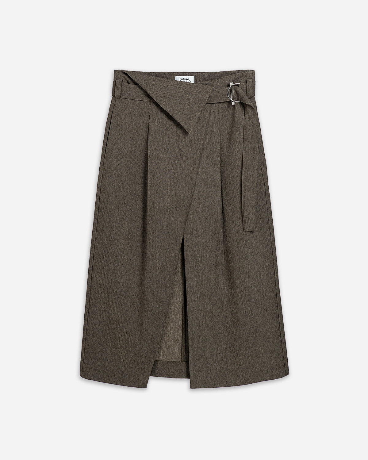 Diagonal Slit Skirt