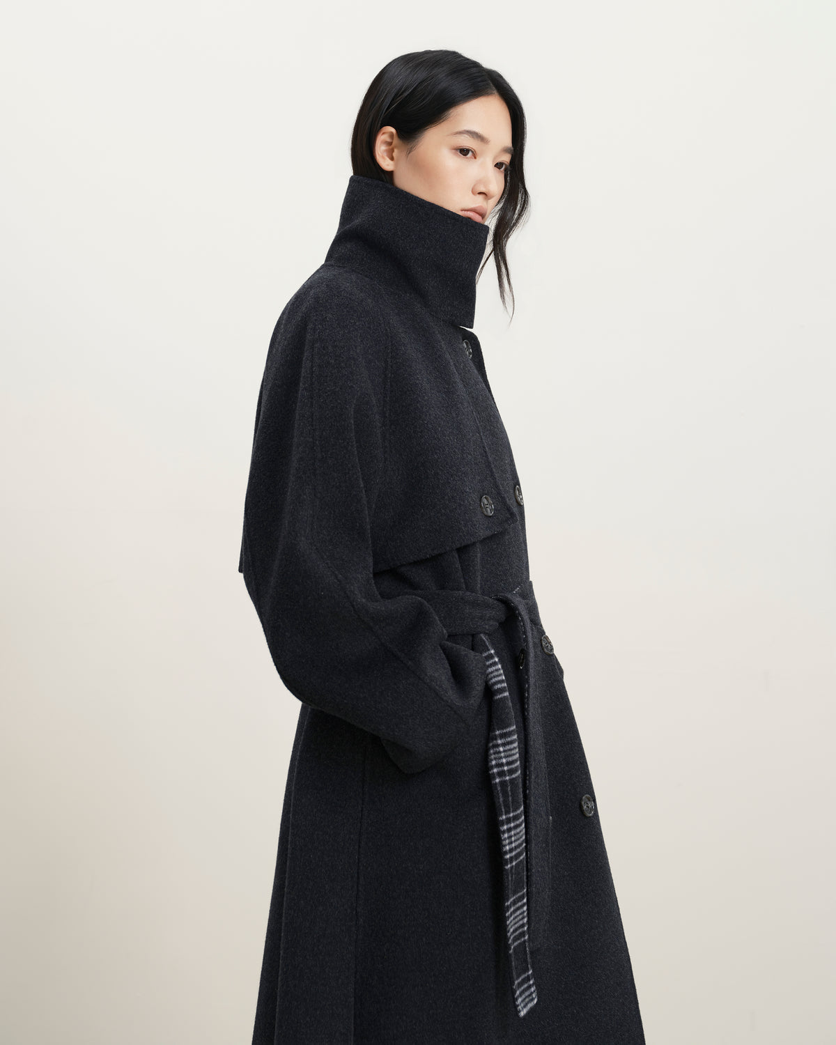 Doubleface Collar Coat