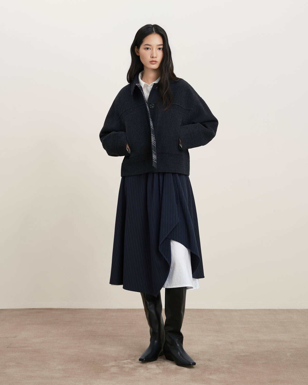 Doubleface Short Jacket