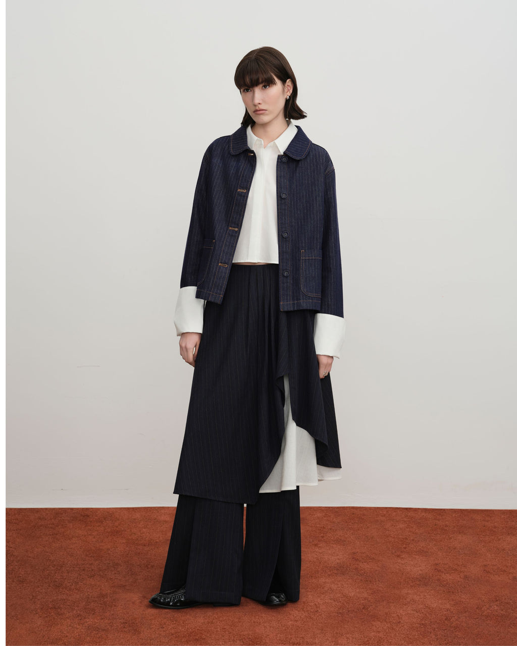 Layered Slit Skirt