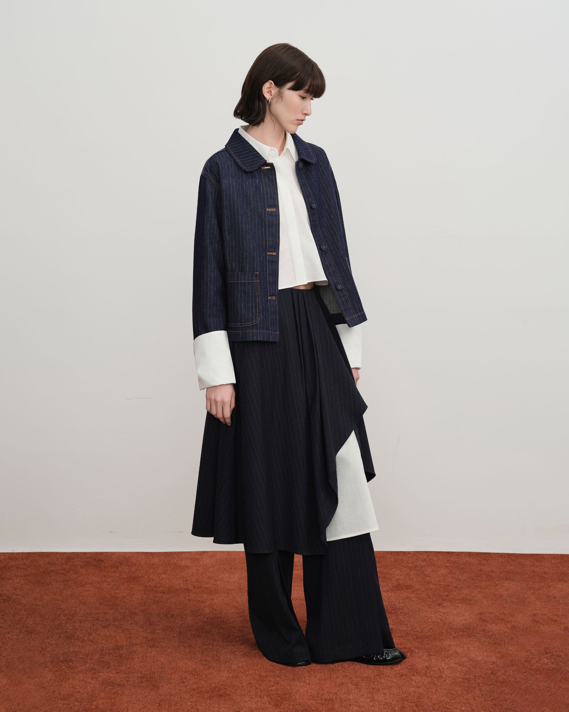 Layered Slit Skirt