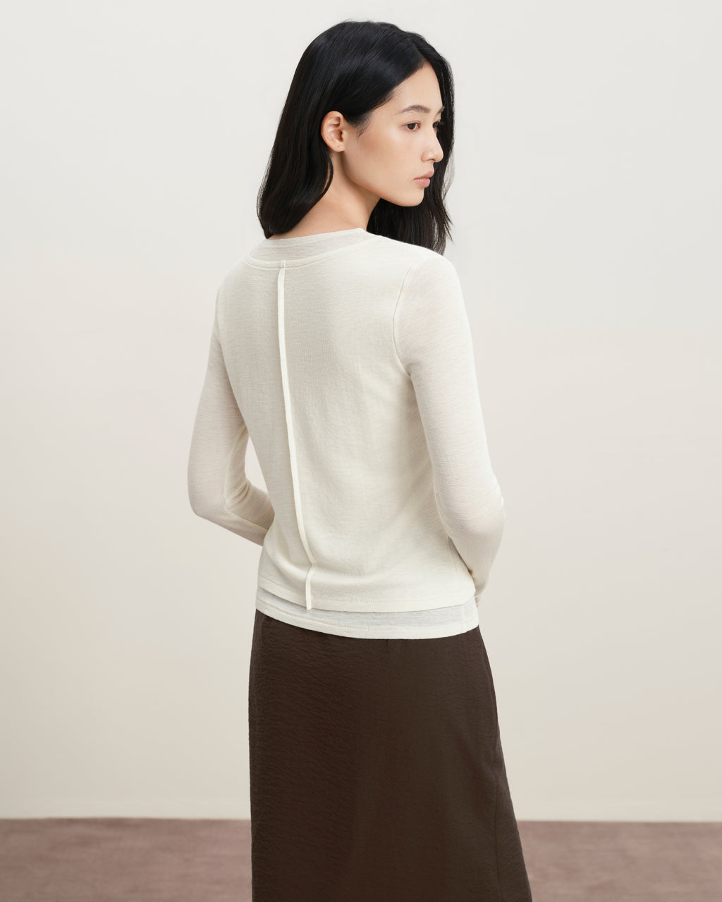 Layered Wool Top