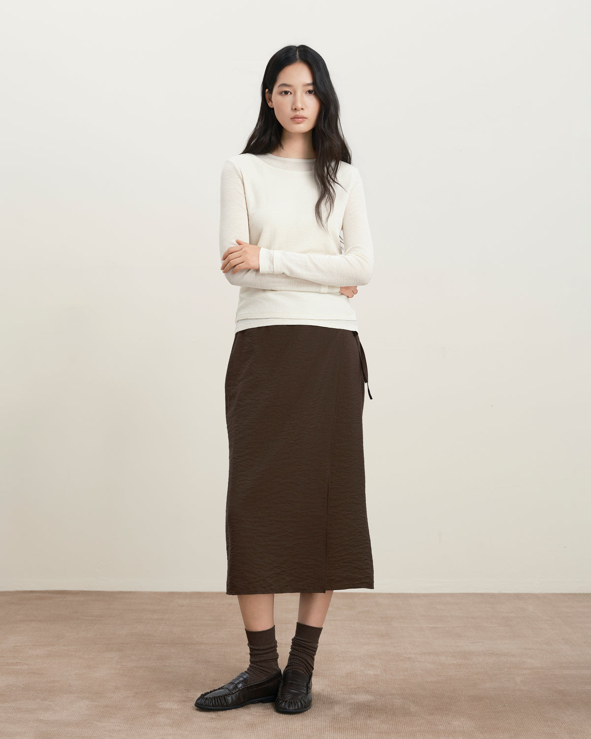 Layered Wool Top