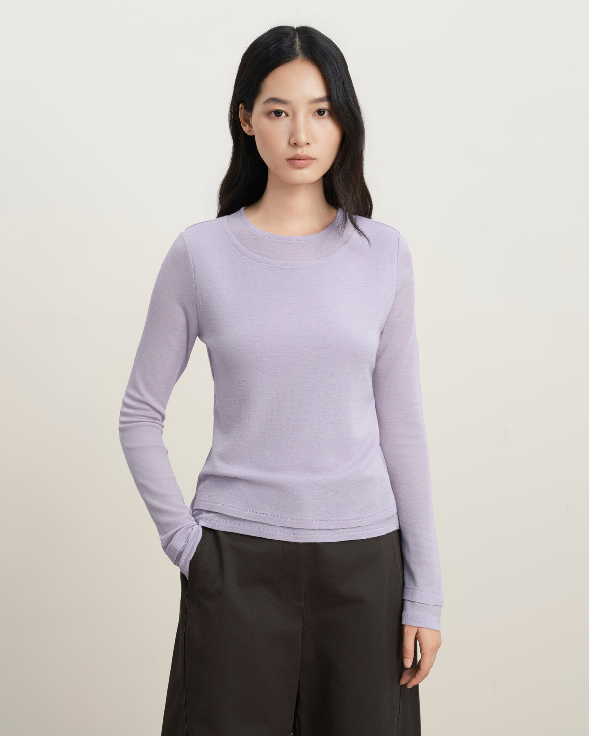 Layered Wool Top
