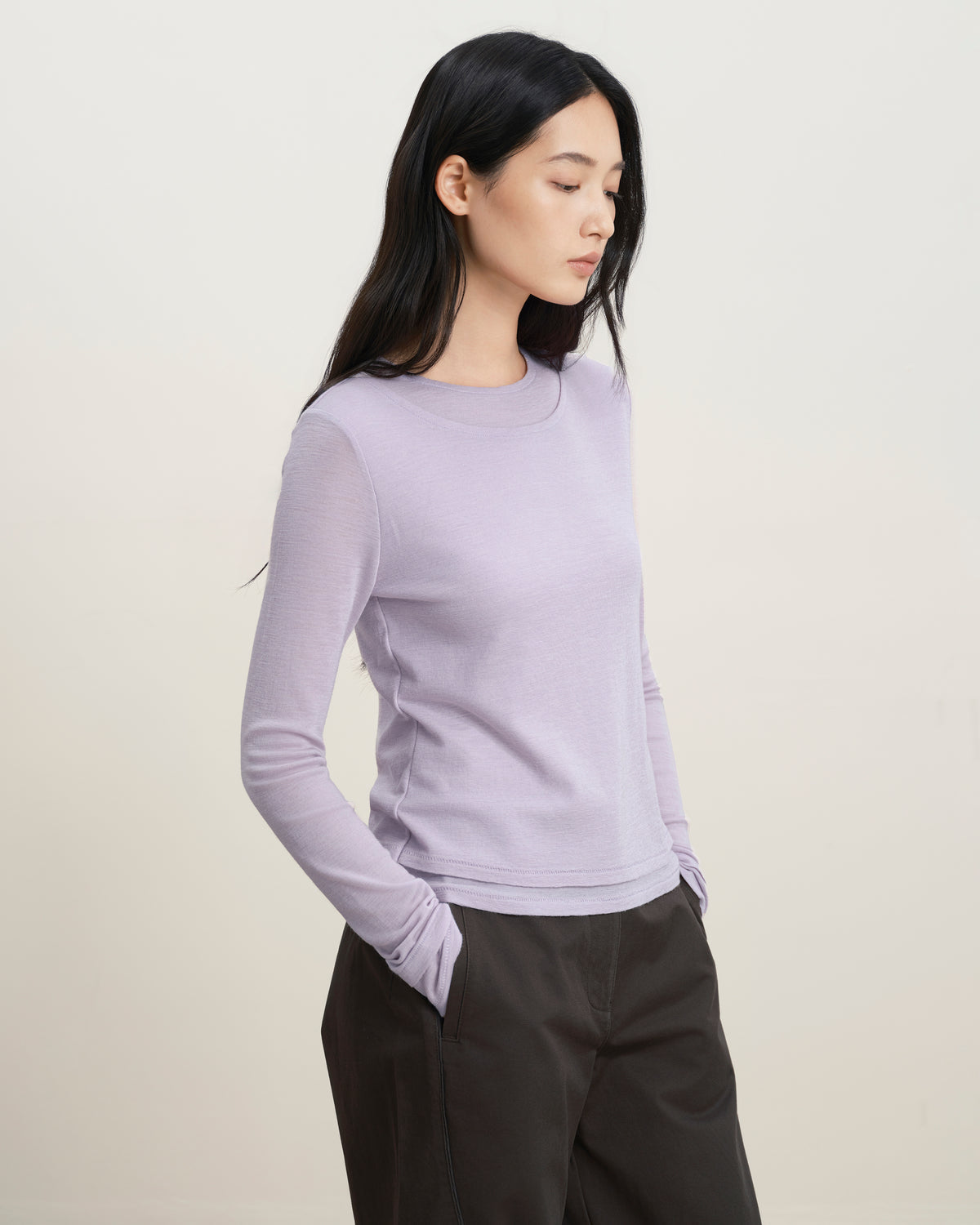 Layered Wool Top