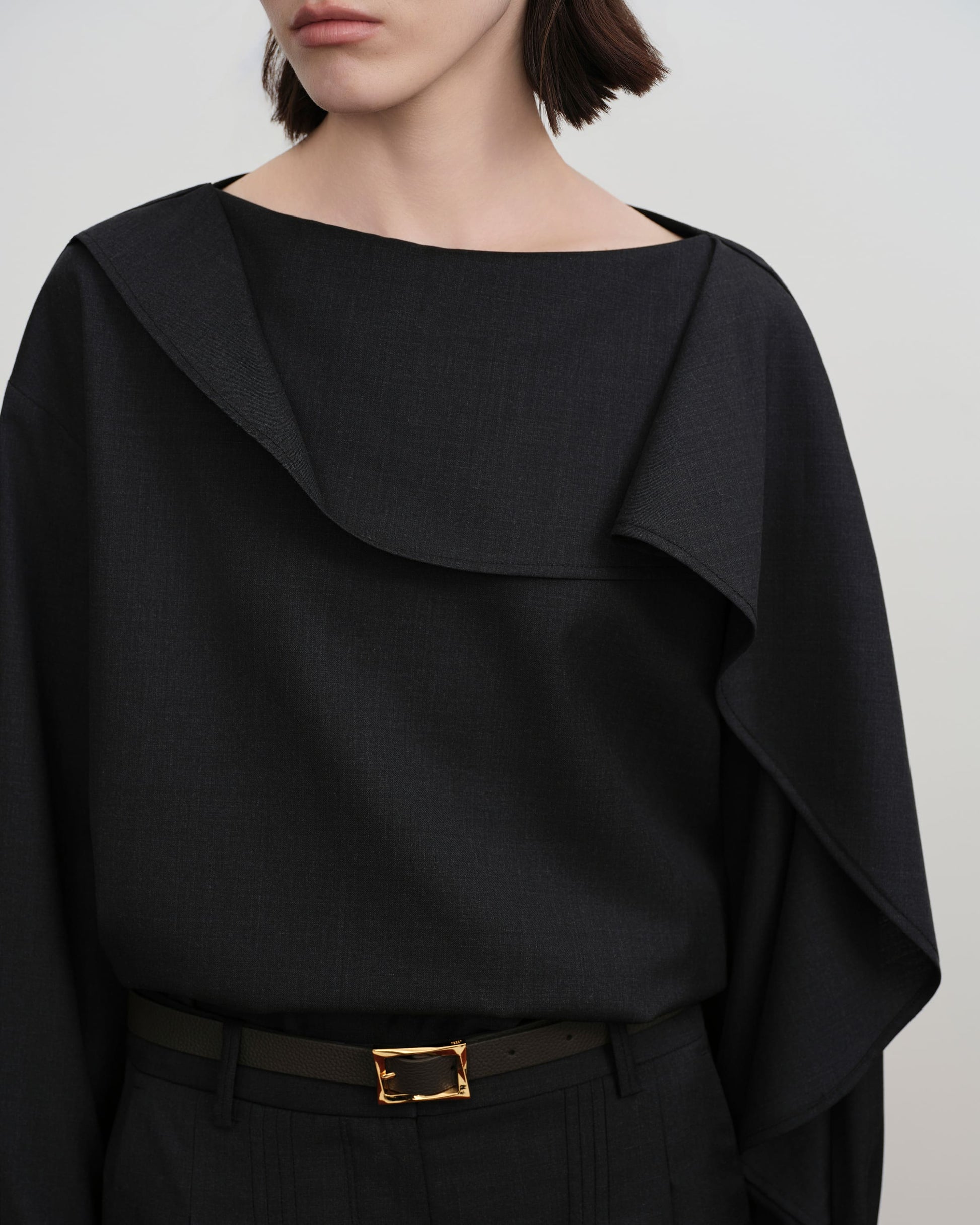 One Shoulder Draped Top