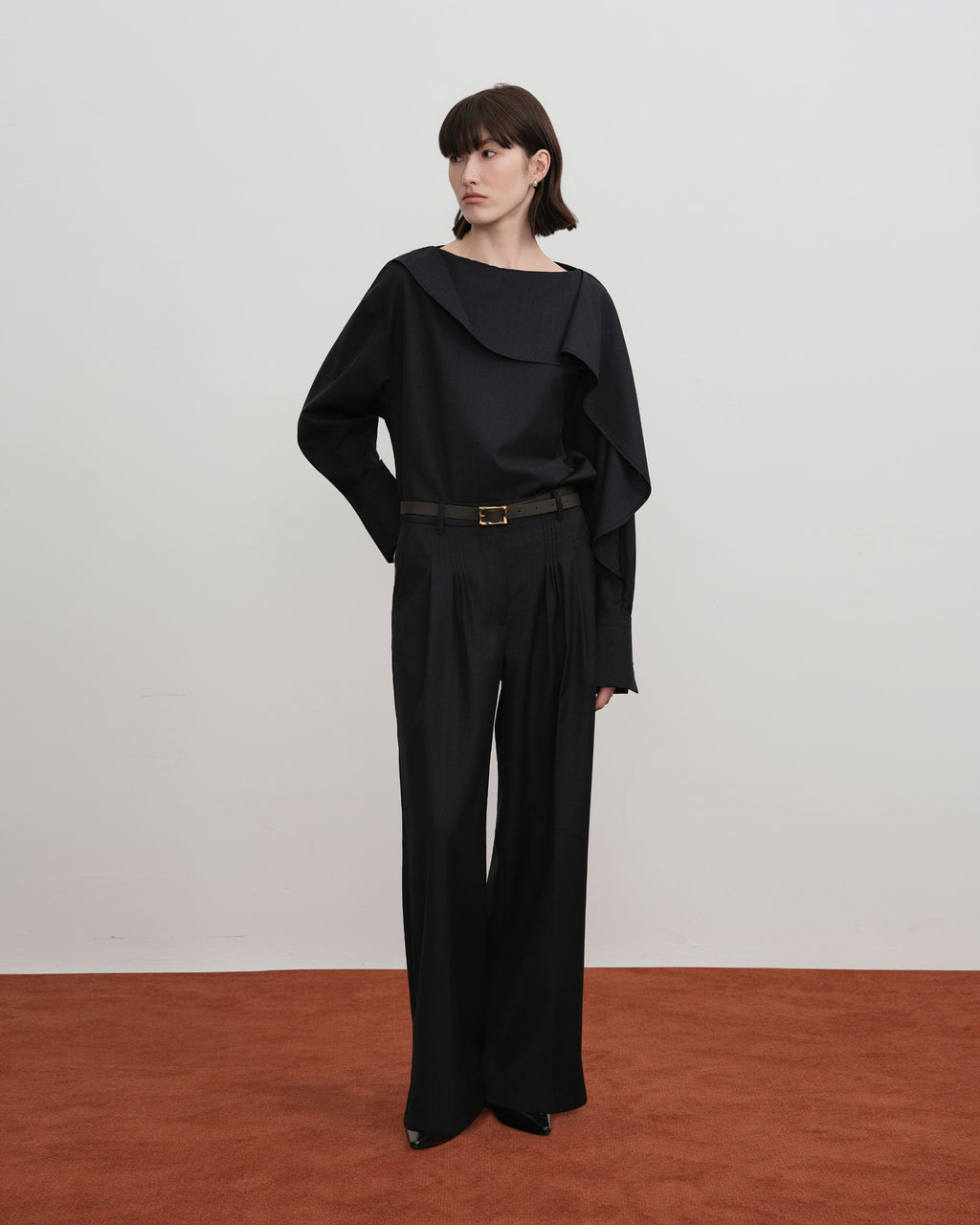 One Shoulder Draped Top