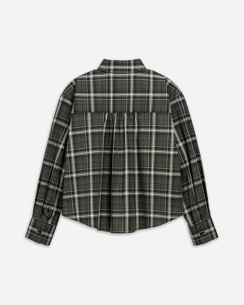 Plaid Flared Shirt