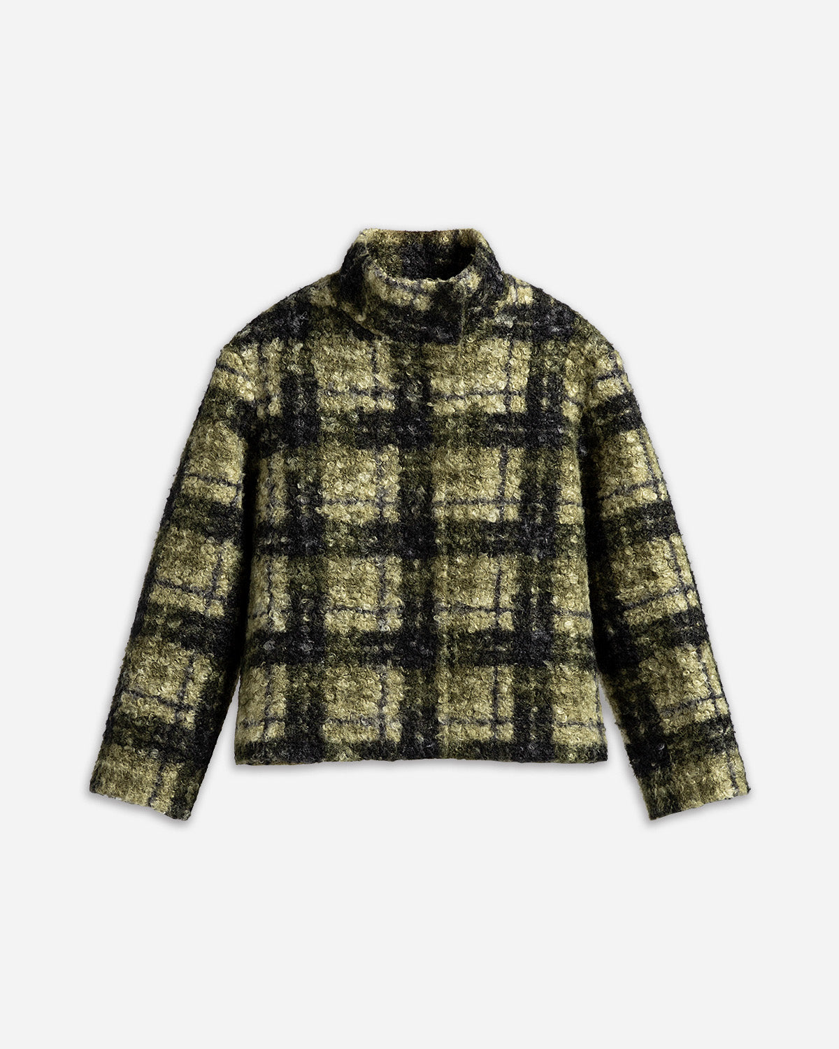 Plaid Teddy Pile Jacket