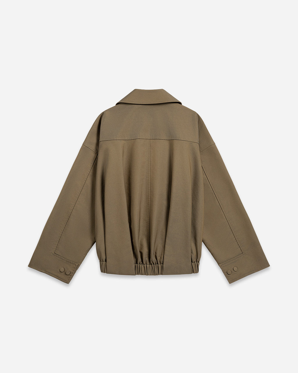 Pleated Cocoon Jacket