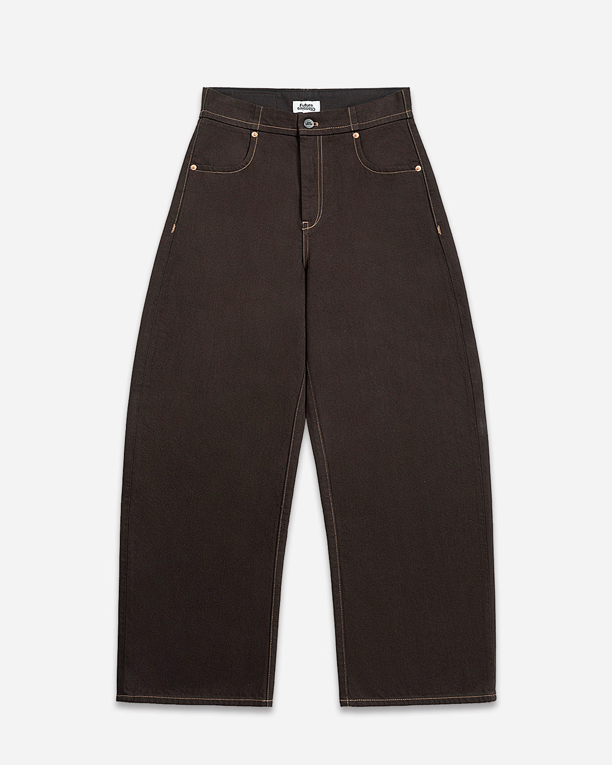 Round Jeans Coffee Bean