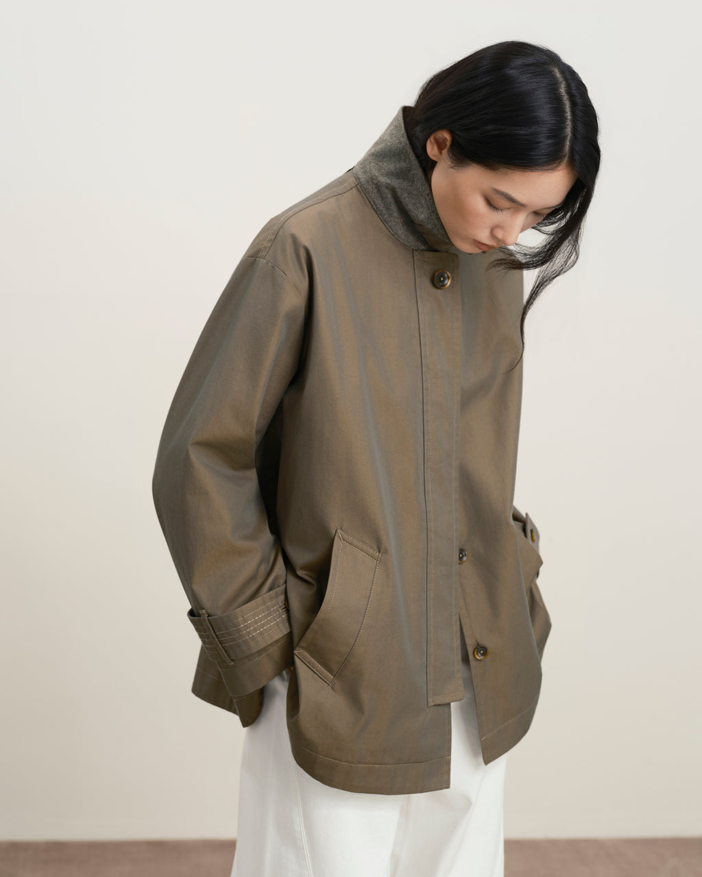 Side Slit City Jacket