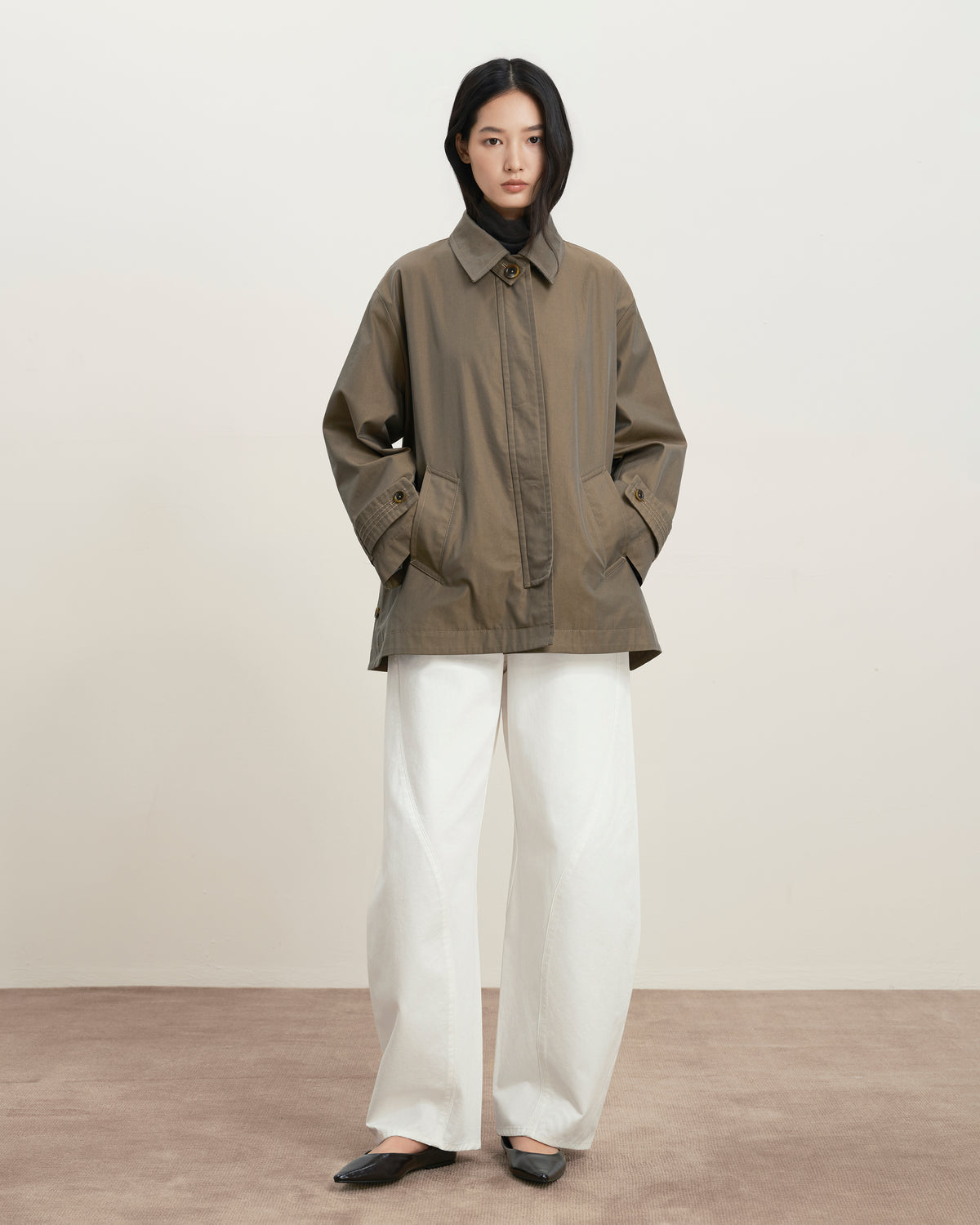 Side Slit City Jacket