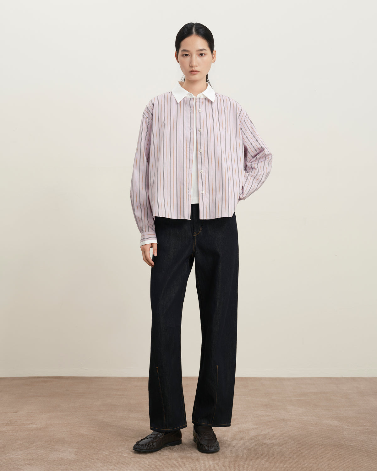 Striped Boxy Shirt