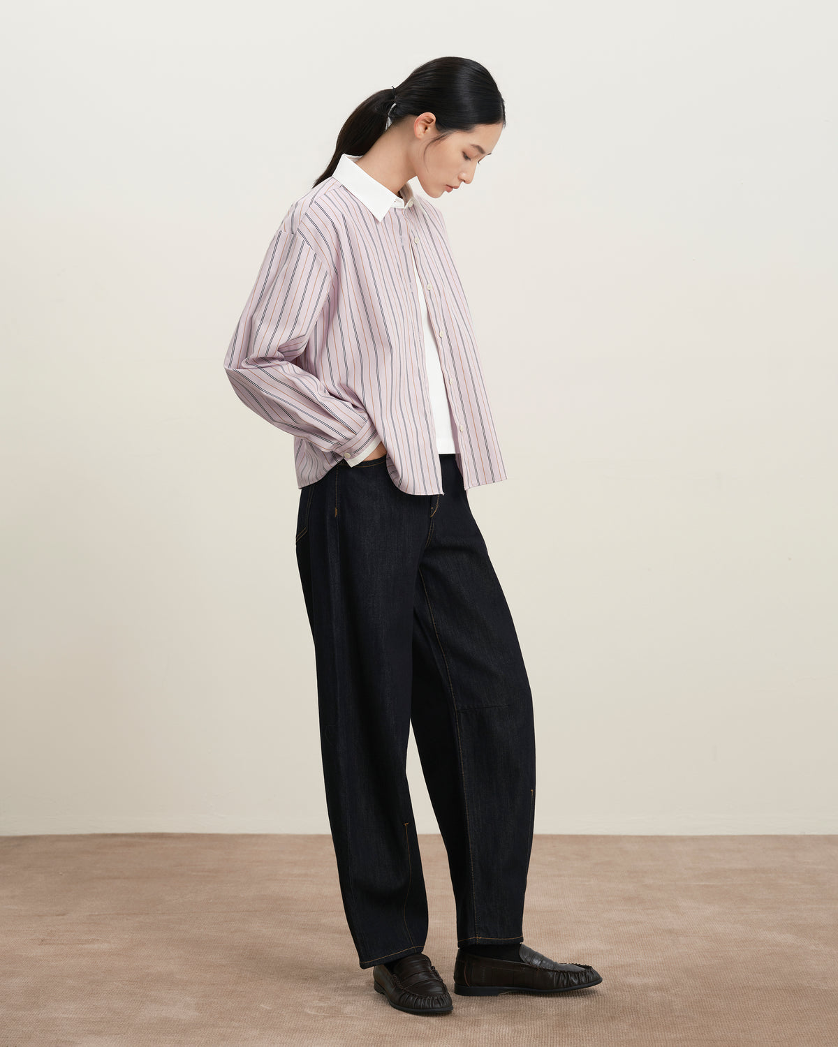 Striped Boxy Shirt