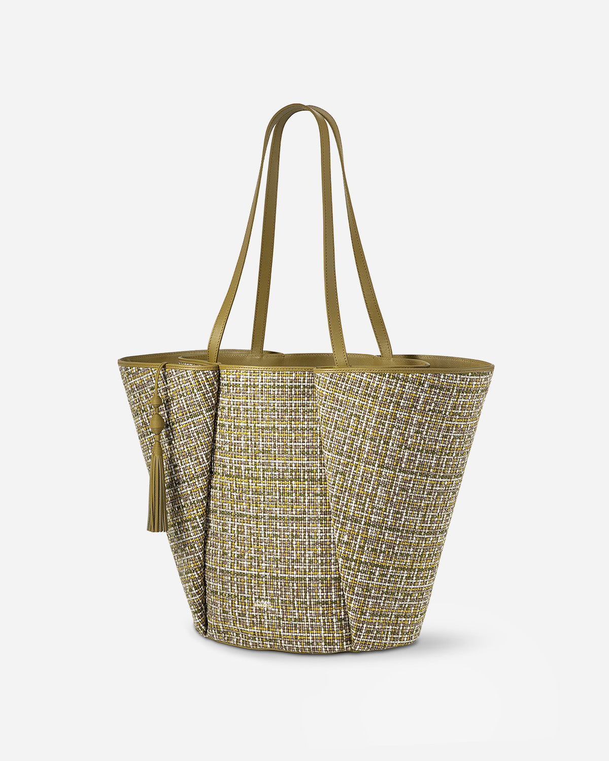 Large Lamp Shade Tweed Tote