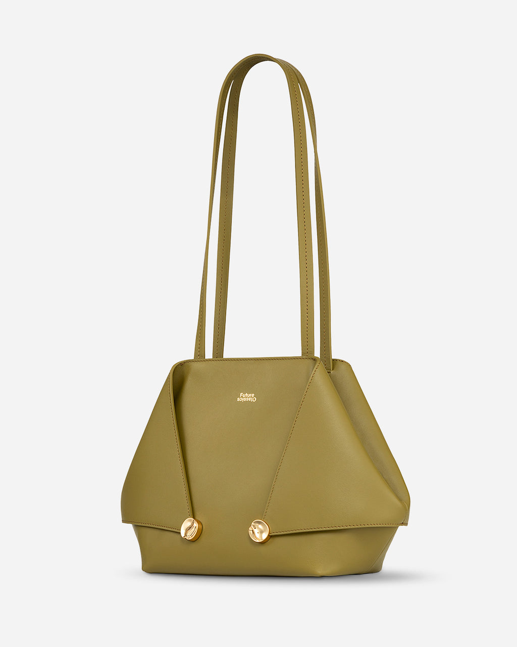 Small Collar Nappa Tote