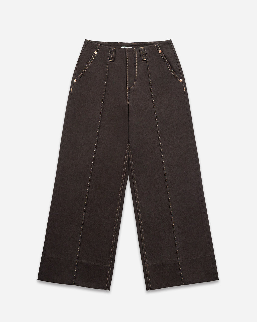 Panel Jeans Coffee Bean