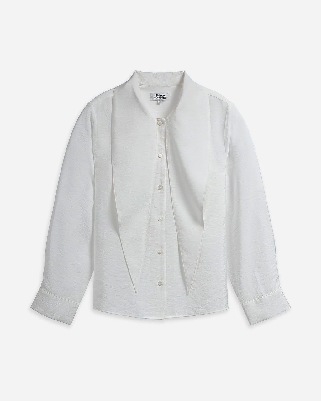 Scarf Collar Shirt
