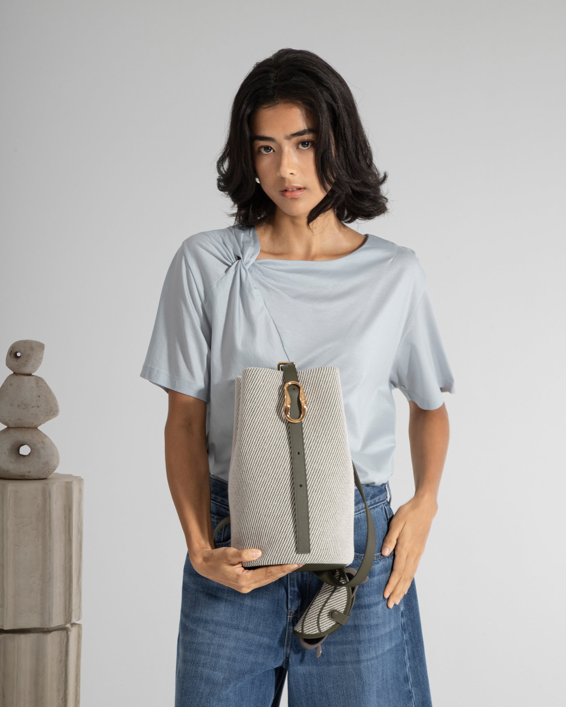 Medium Convertible Canvas Bucket
