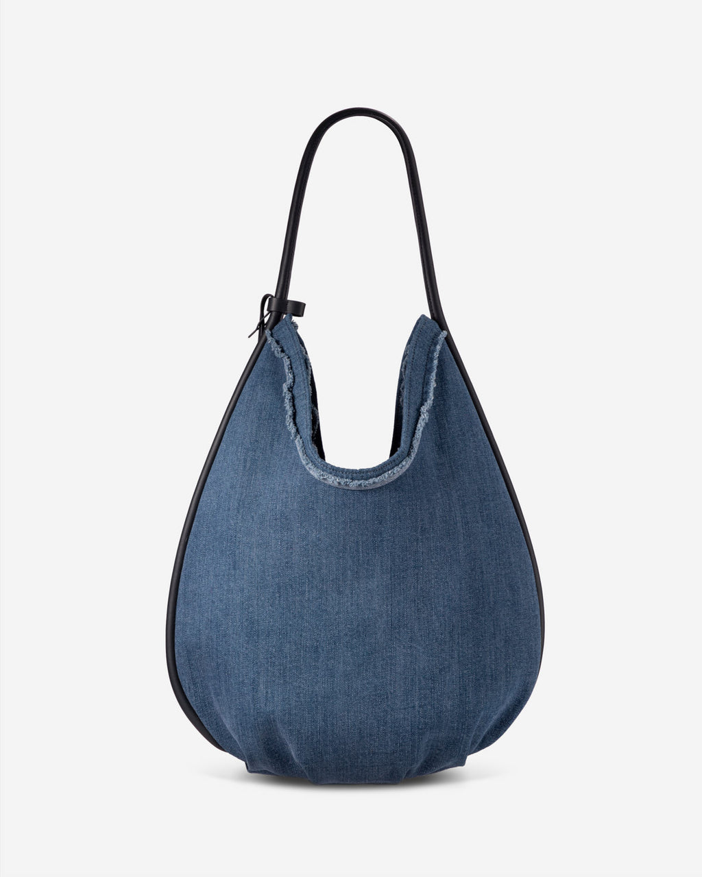 Large Teardrop Denim Hobo