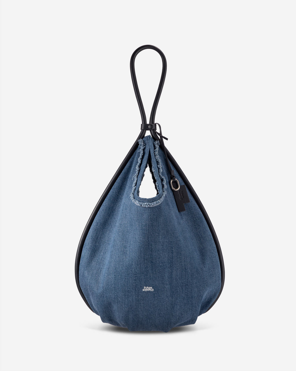 Large Teardrop Denim Hobo