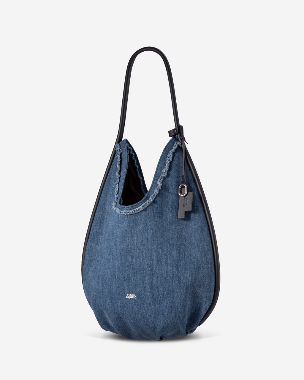 Large Teardrop Denim Hobo
