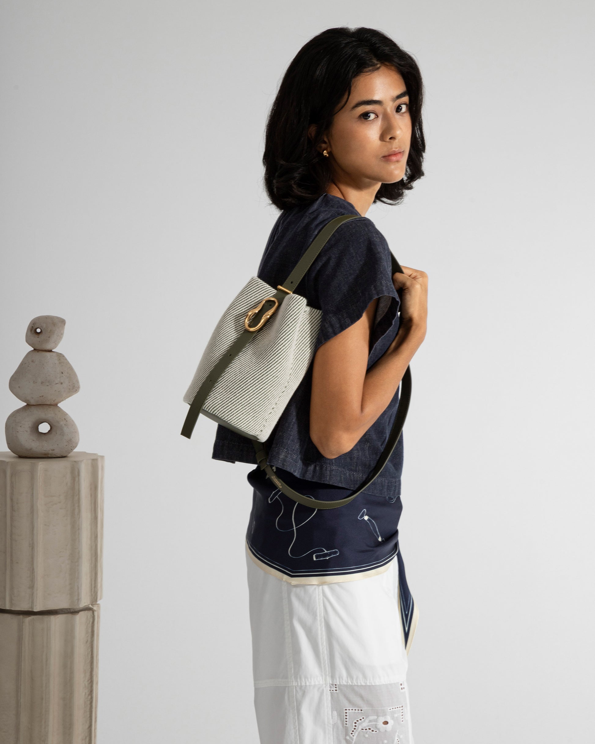 Mini Convertible Canvas Bucket