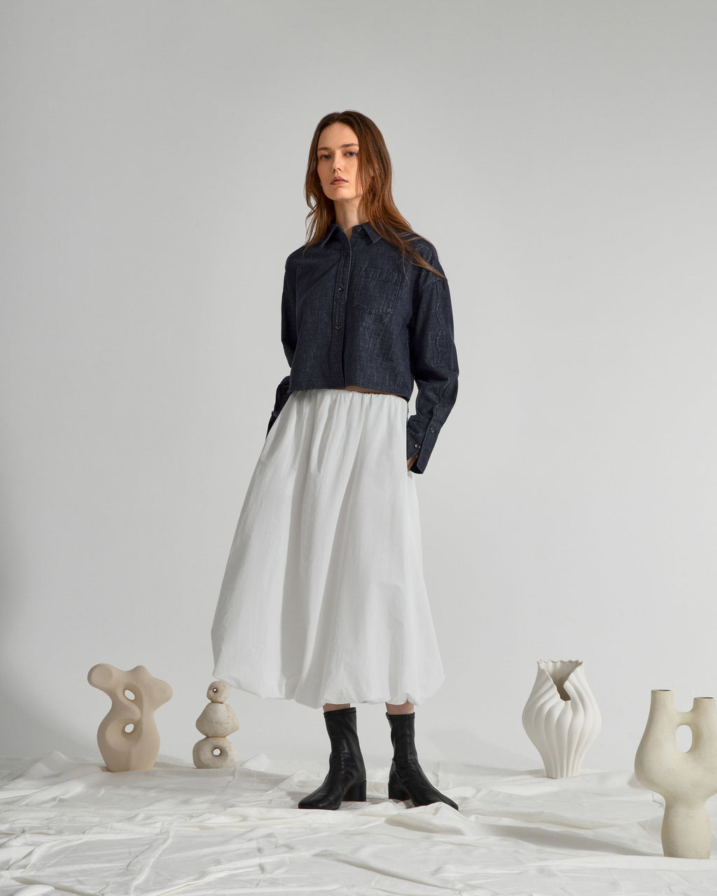 Lowrise Balloon Skirt